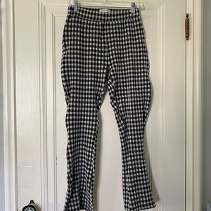 Urban outfitters gingham flare pants
